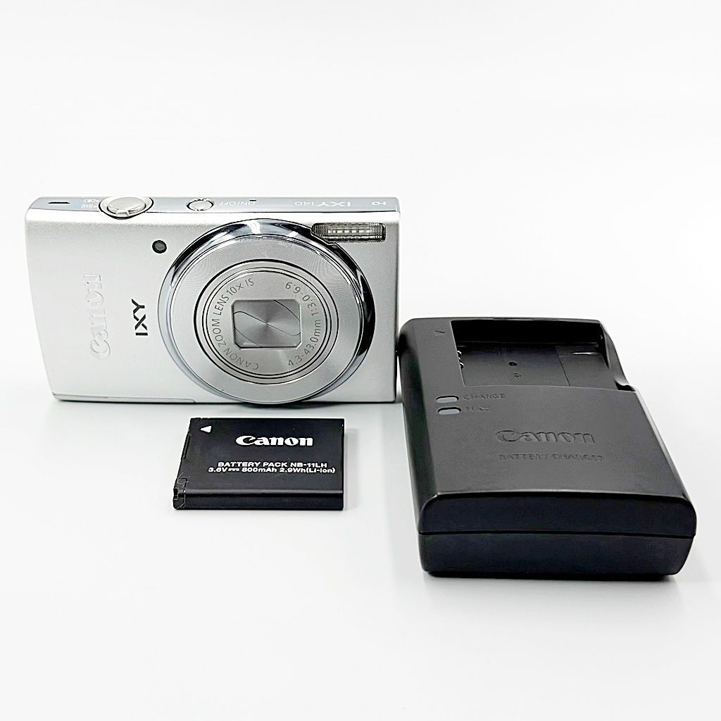 キヤノン CANON IXY 140 シルバー コンデジ カメラ 中古 - メルカリ