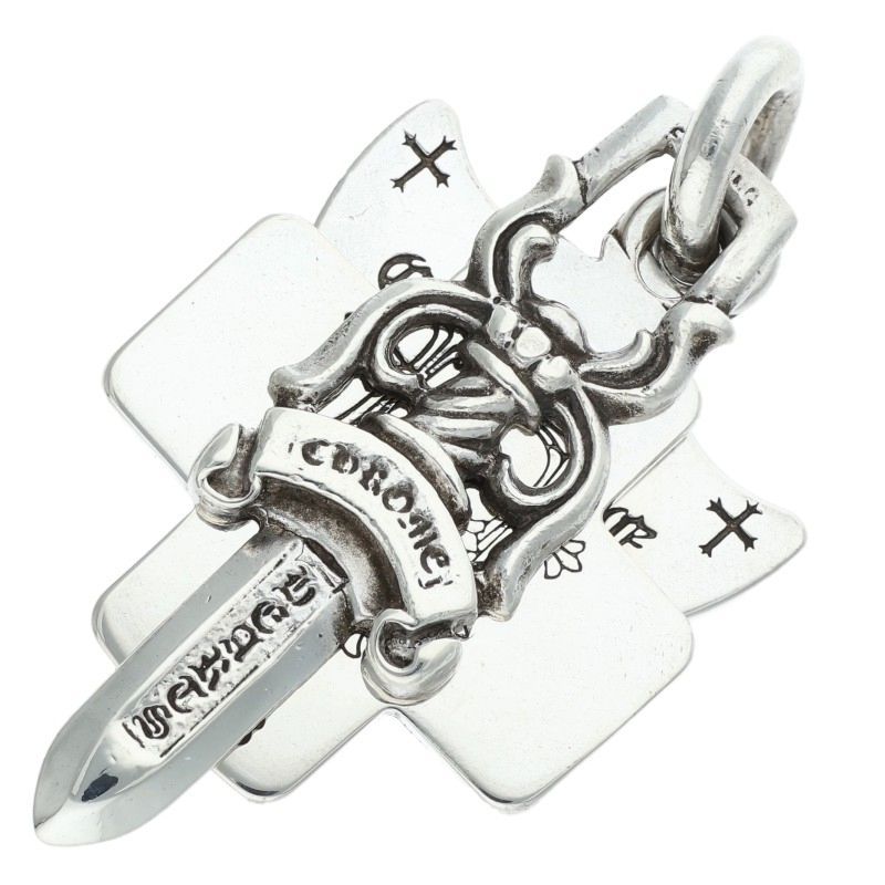 クロムハーツ 3TRINKETS/スリートリンケッツペンダント シルバー