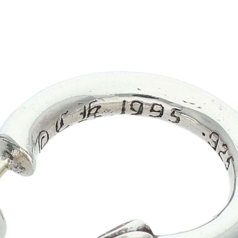 クロムハーツ HOOP PLAIN/プレーンフープ シルバーピアス メンズ