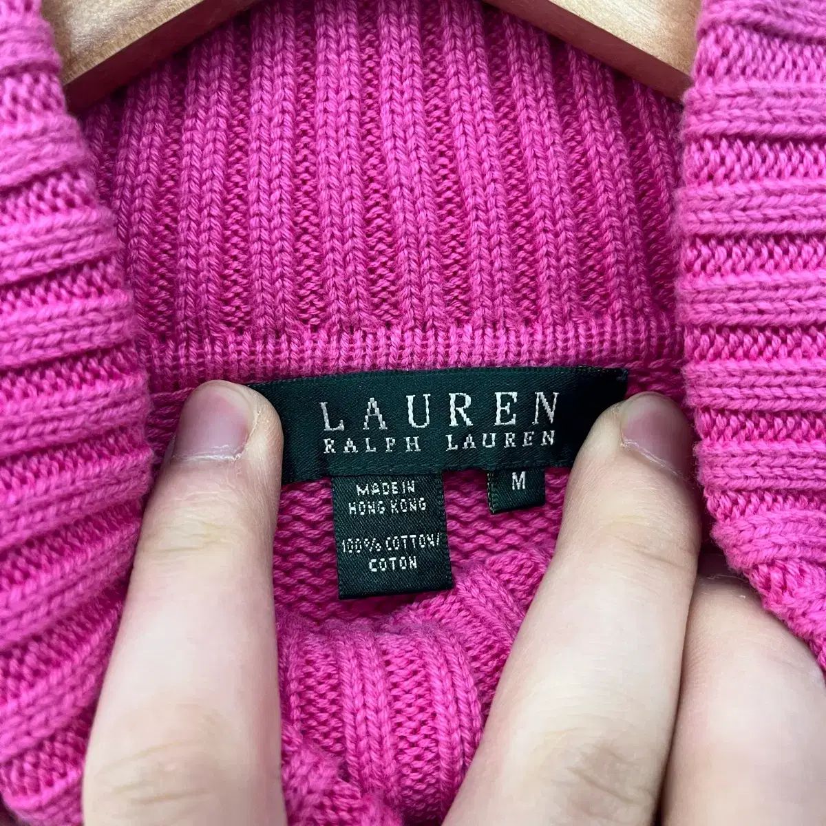 美品 ローレンラルフローレン シルク カシミヤ タートルネック ニット ピンク RALPH LAUREN ラルフローレン カシミア タートルニット ピンクタートル