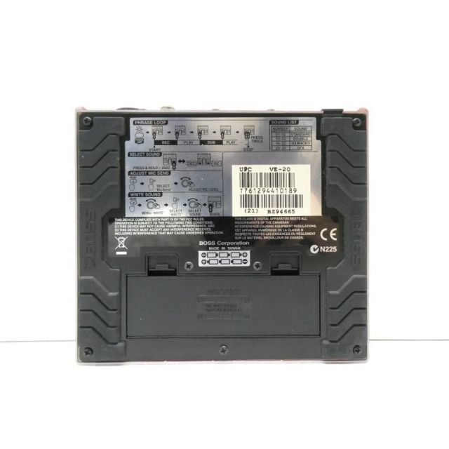 BOSS VE-20 ボーカルエフェクター ※アダプター付 エフェクター