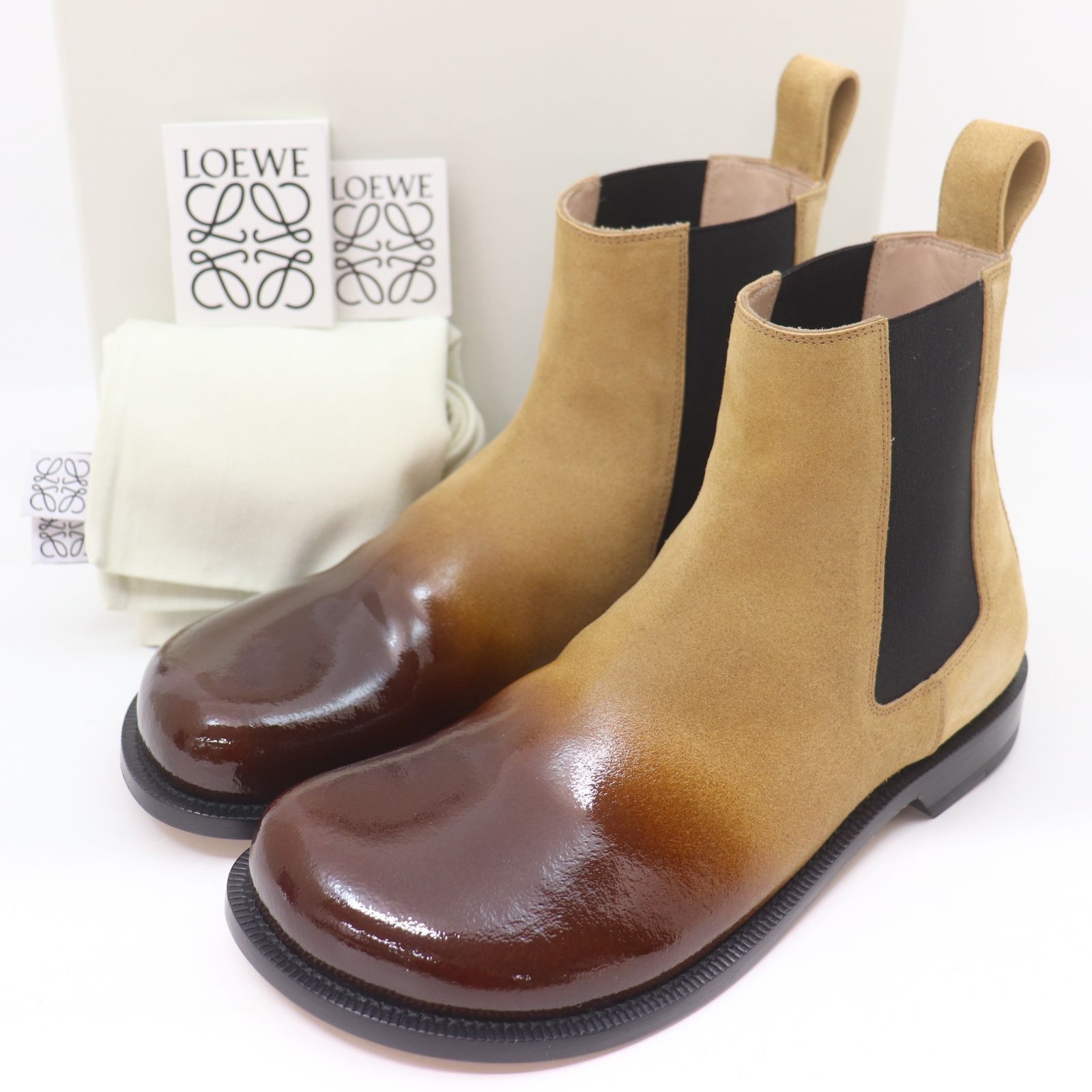 IT5Y0IPPV2NN 美品 LOEWE ロエベ CAMPO CHELSEA BOOT カンポ