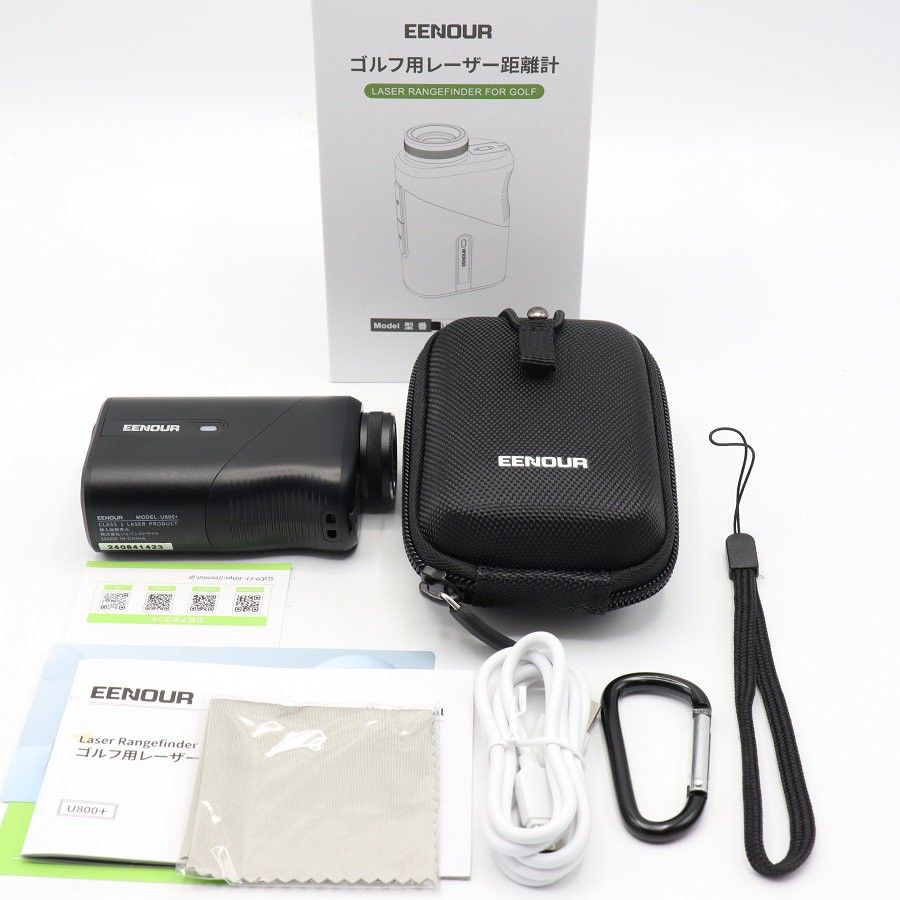 美品】EENOUR Ultra mini U800+ ブラック ゴルフレーザー距離計