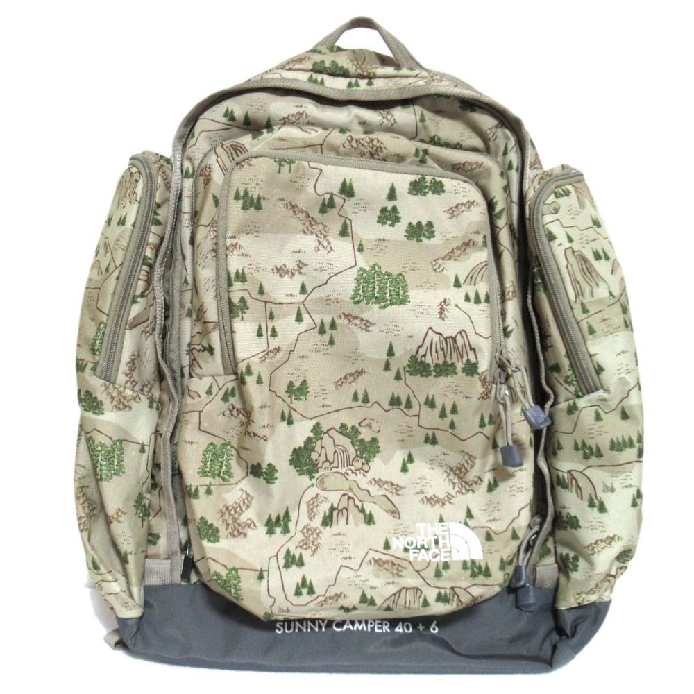 【美品】THE NORTH FACE 地図柄リュックSUNNY CAMPER THE NORTH FACE（ザ ノースフェイス） サニーキャンパー40+6 キッズ