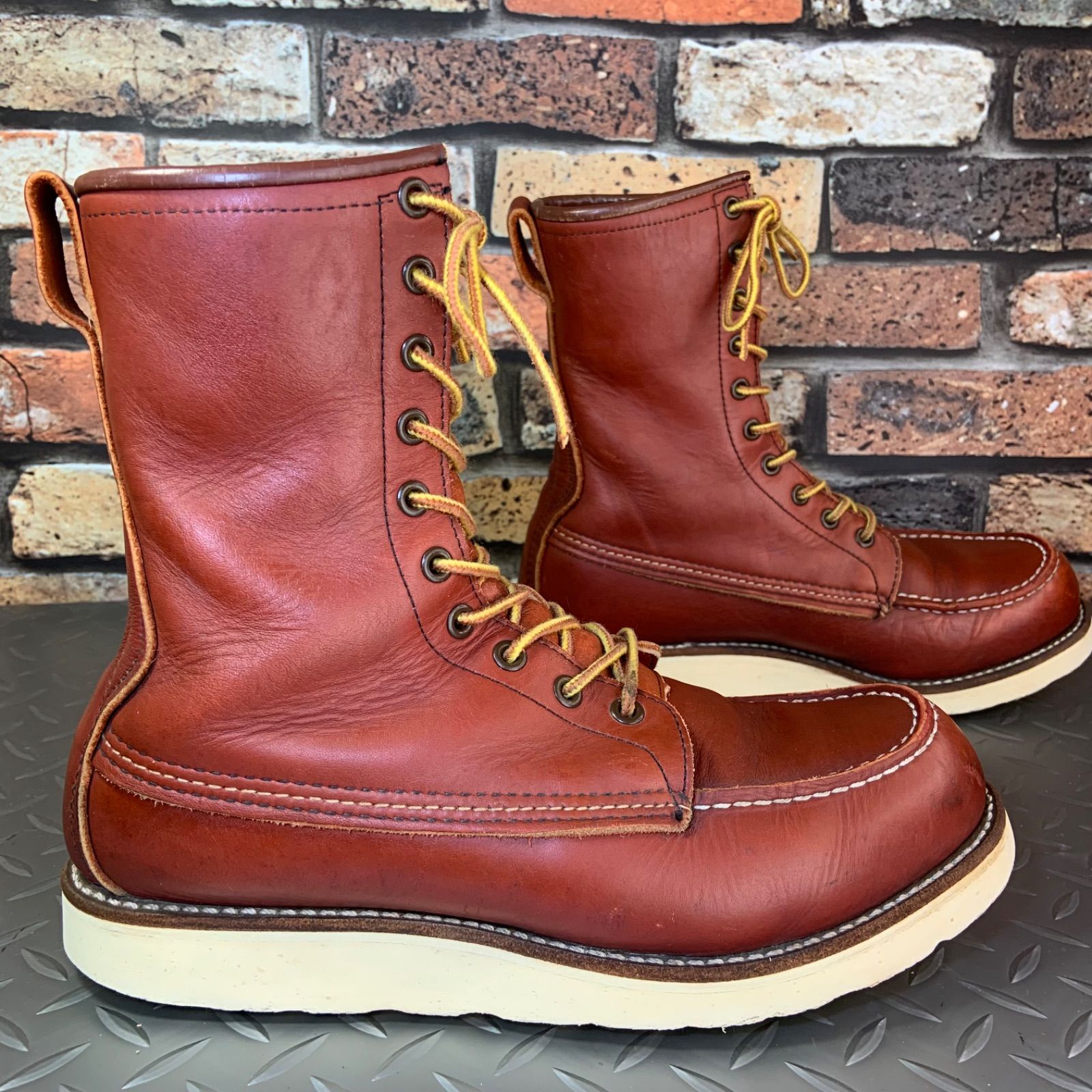☆REDWING 877 8-inch Classic Moc 四角犬タグ 1997年製 US7.5D JP25.5