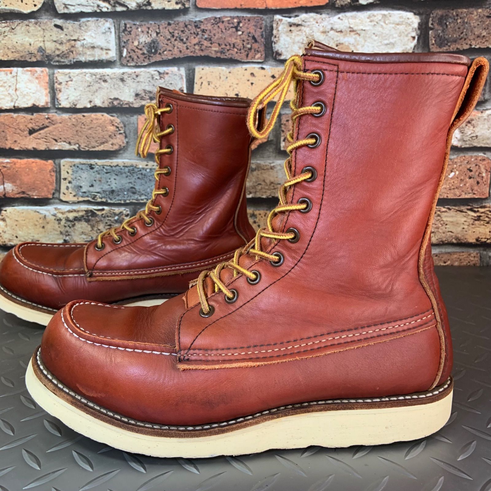 ☆REDWING 877 8-inch Classic Moc 四角犬タグ 1997年製 US7.5D JP25.5