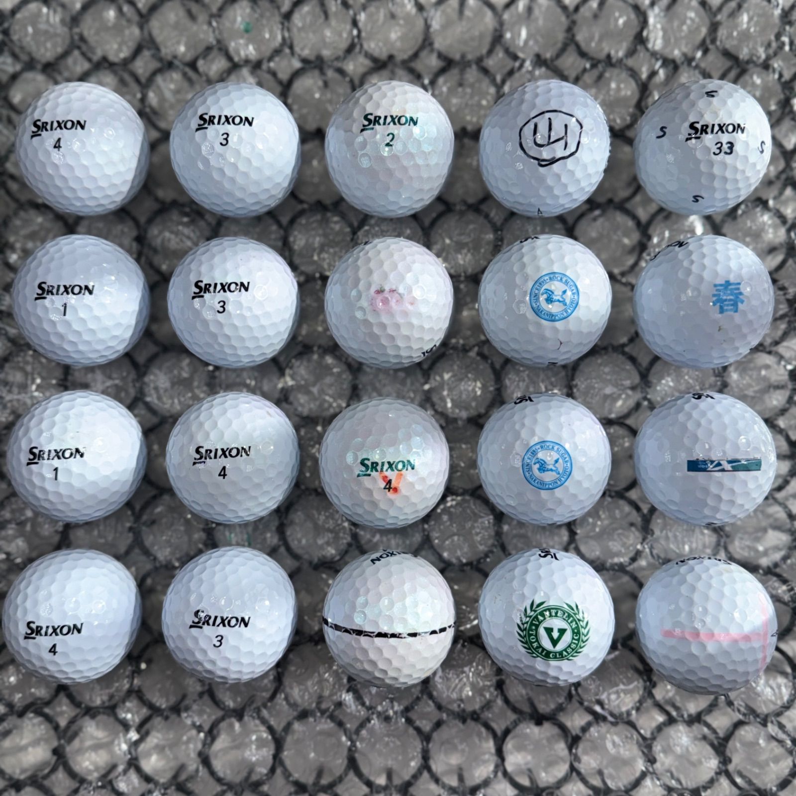 ロストボール スリクソン ゼットスター Sランク 20球 953 おまけ付 ロストボール スリクソン ゼットスター Sランク 20球 63 おまけ付