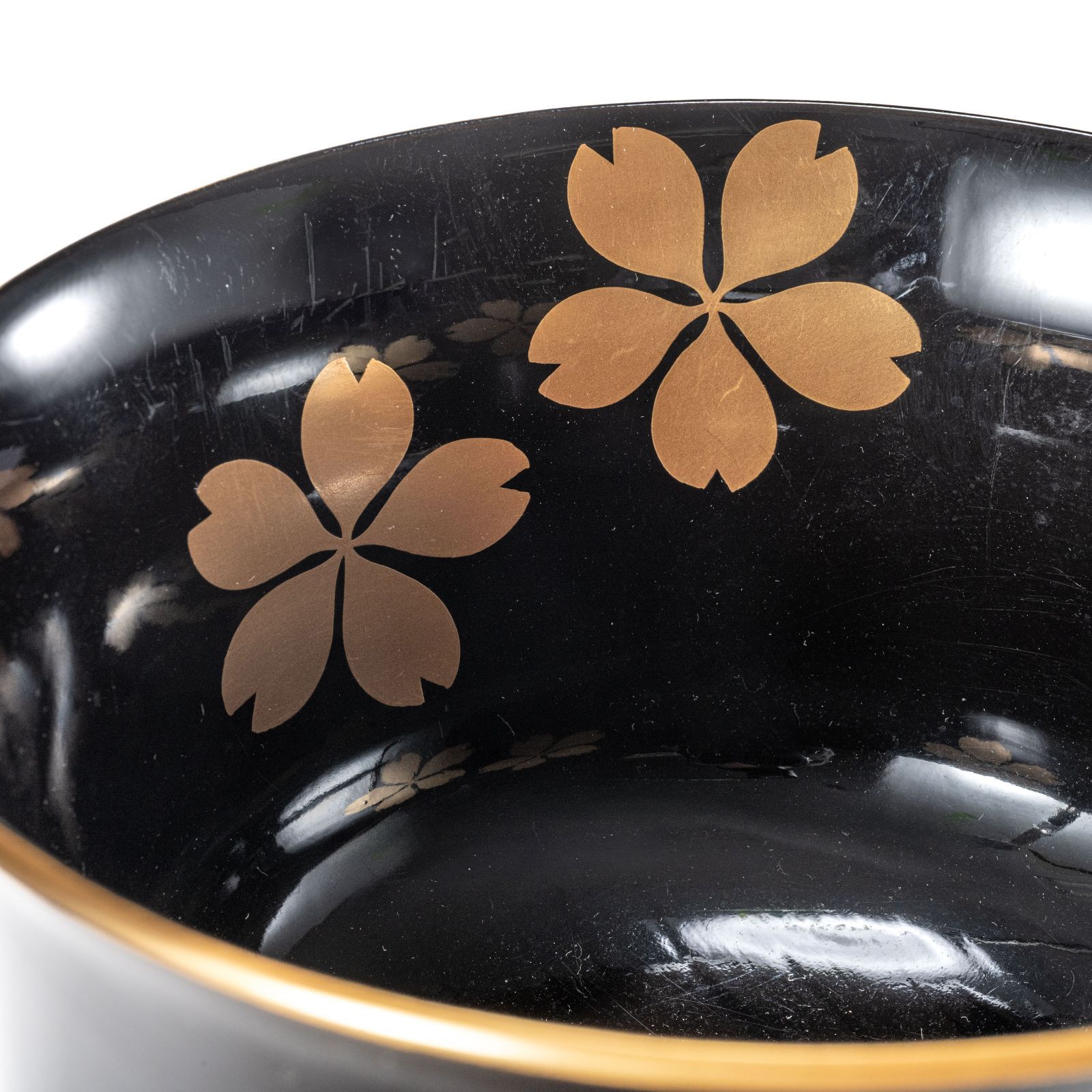 杯洗 輪島塗 黒塗金蒔絵台附杯洗 - メルカリ