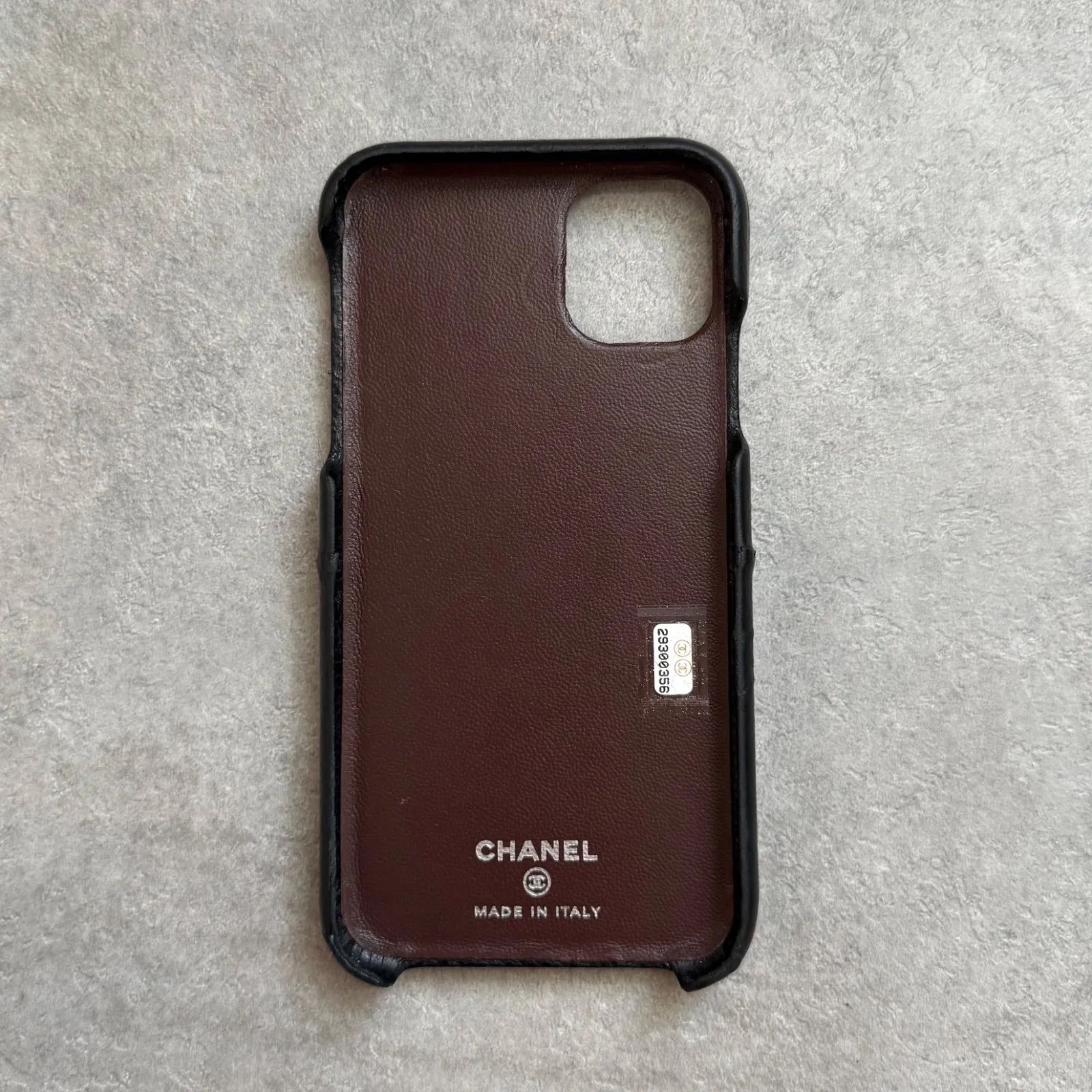 CHANEL シャネル iPhone 11 ケース マトラッセ キャビアスキン ココ