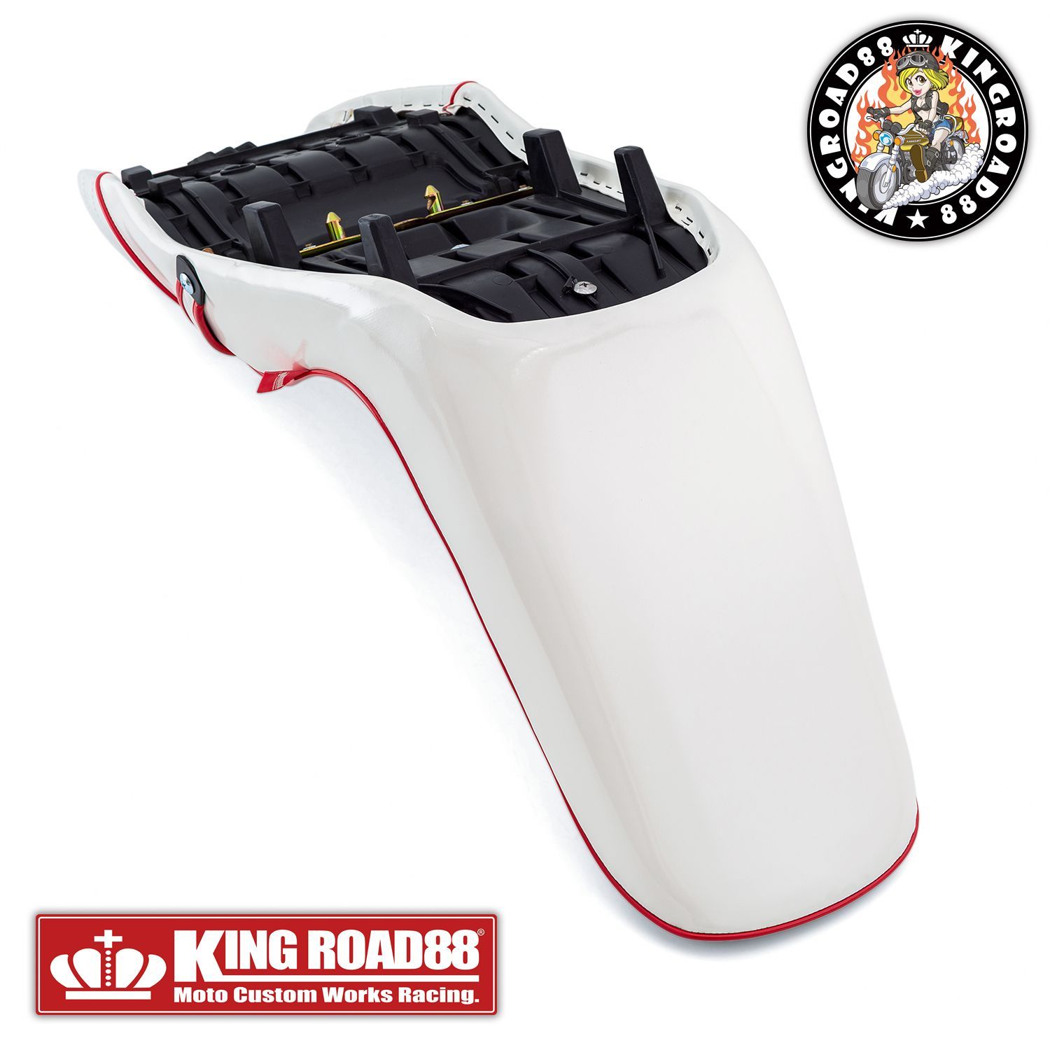 カワサキ バリオスII型 ZR250B KingRoad88 3段シート エナメル