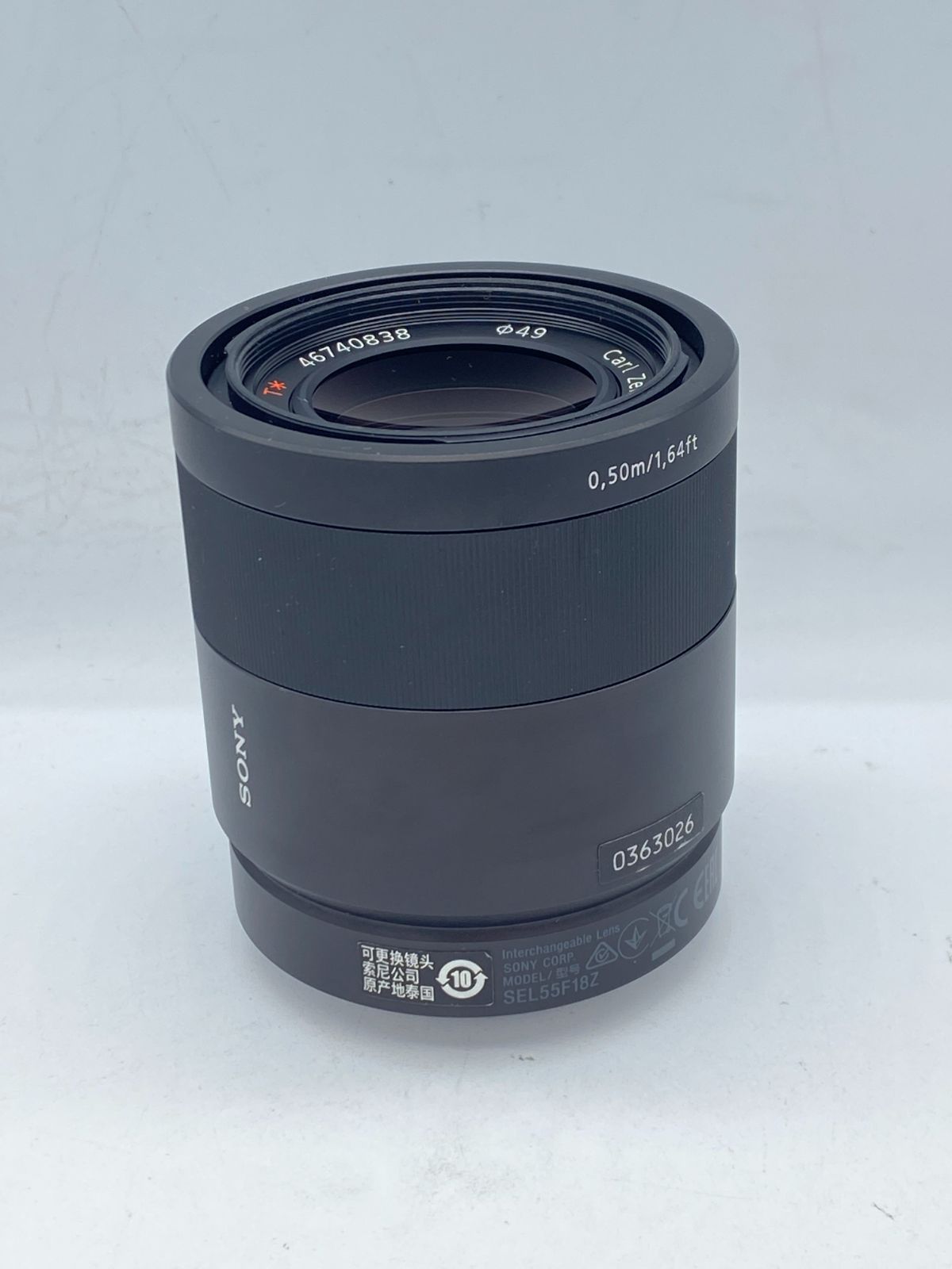 返品保証・動作確認済】SONY Carl Zeiss Sonnar T* FE 55mm F1.8 ZA