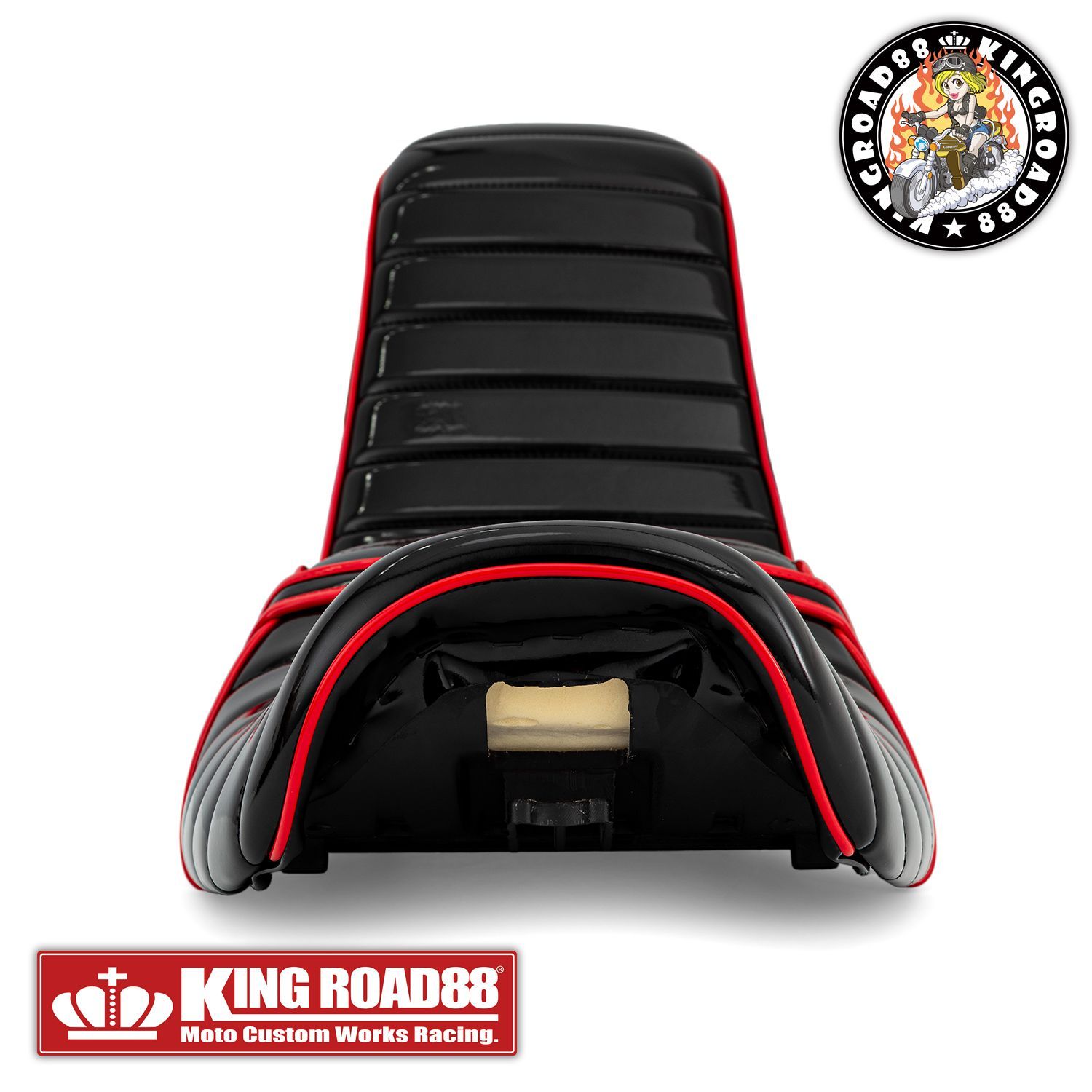 カワサキ バリオスII型 ZR250B KingRoad88 3段シート エナメル