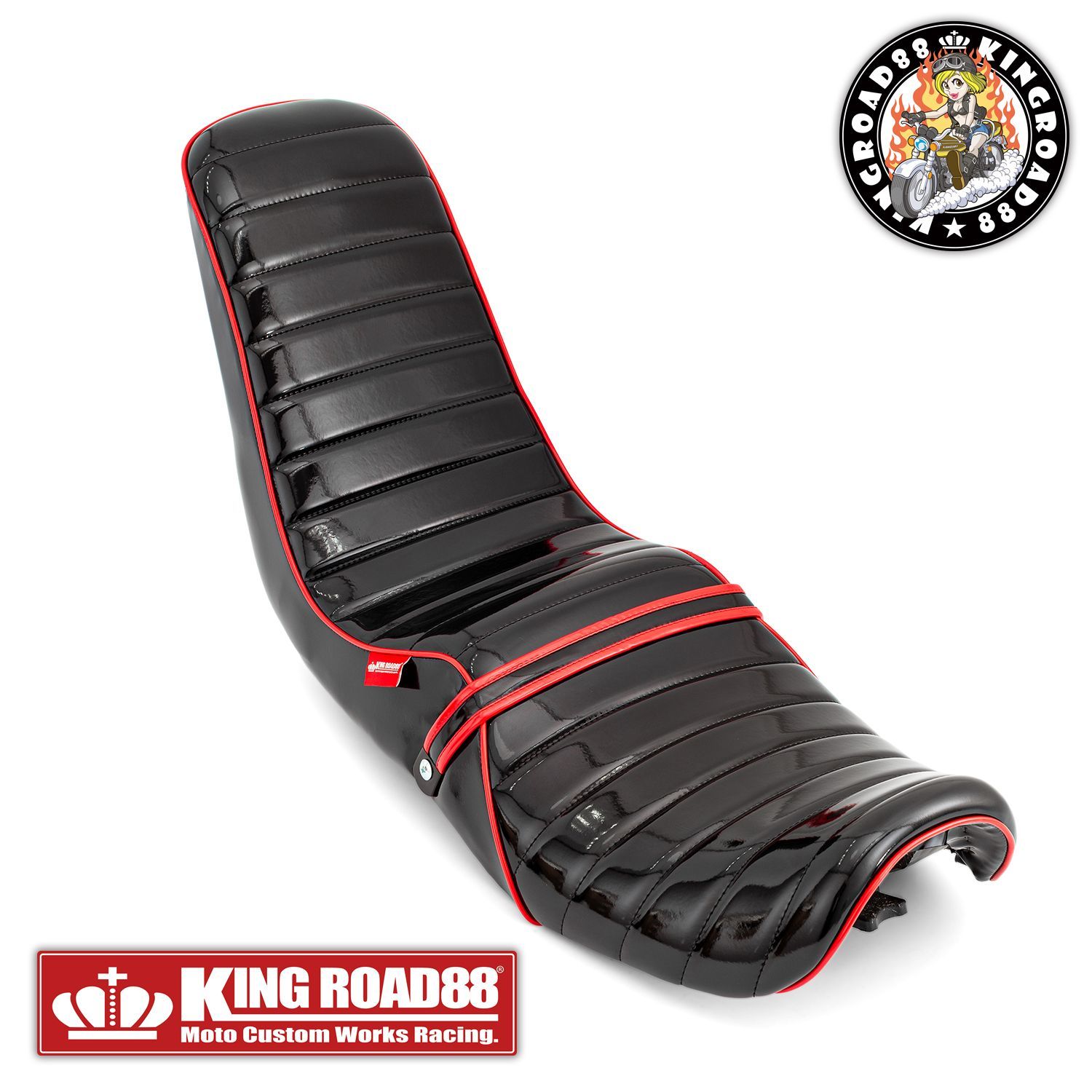 カワサキ バリオスII型 ZR250B KingRoad88 3段シート エナメル