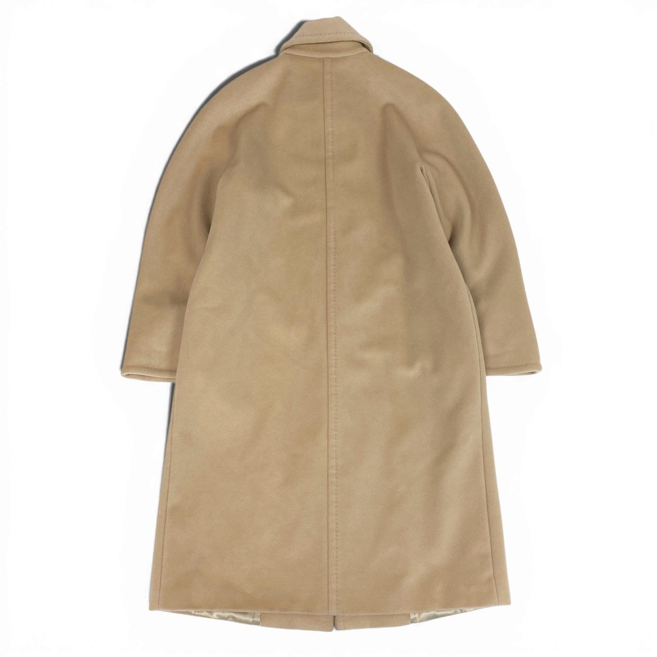 52a21 《美品》 MAX MARA マックスマーラ 銀タグ Wool Long Coat