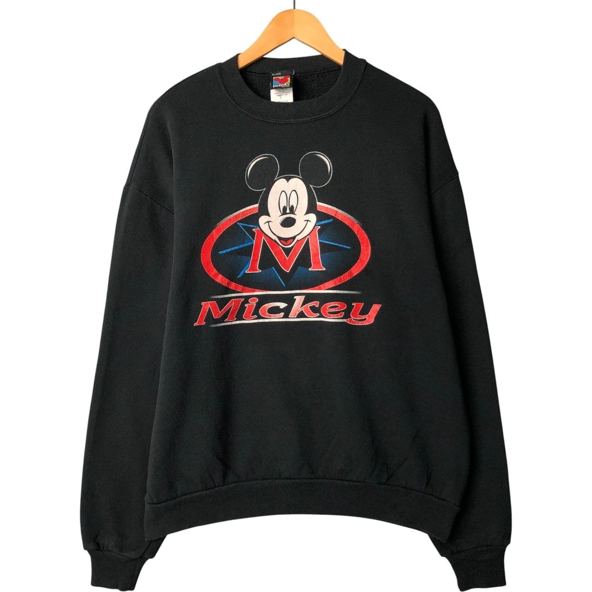 90年代 USA製 ミッキーマウス キャラクター スウェット