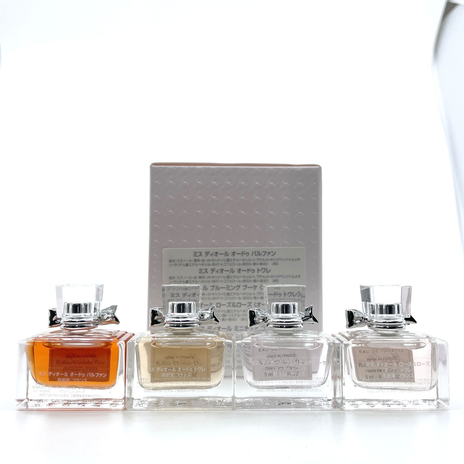未使用ですMiss Dior ミニチュアコフレ 5ml x 4 Amazon | クリスチャン ディオール ミス ディオール ラ コレクション