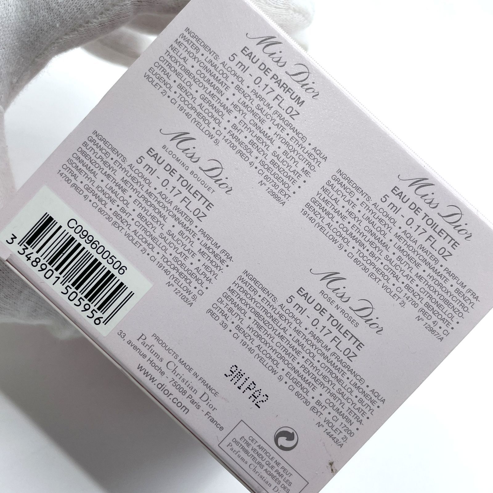 Christian Dior クリスチャン ディオール Miss Dior ミニ香水セット