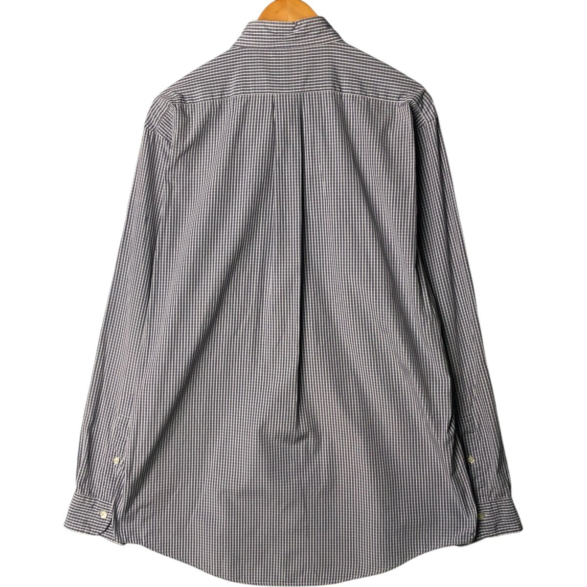 古着 ブルックスブラザーズ Brooks Brothers ESTABLISHED 1818 長袖 ボタンダウンチェックシャツ メンズL相当/eaa585856