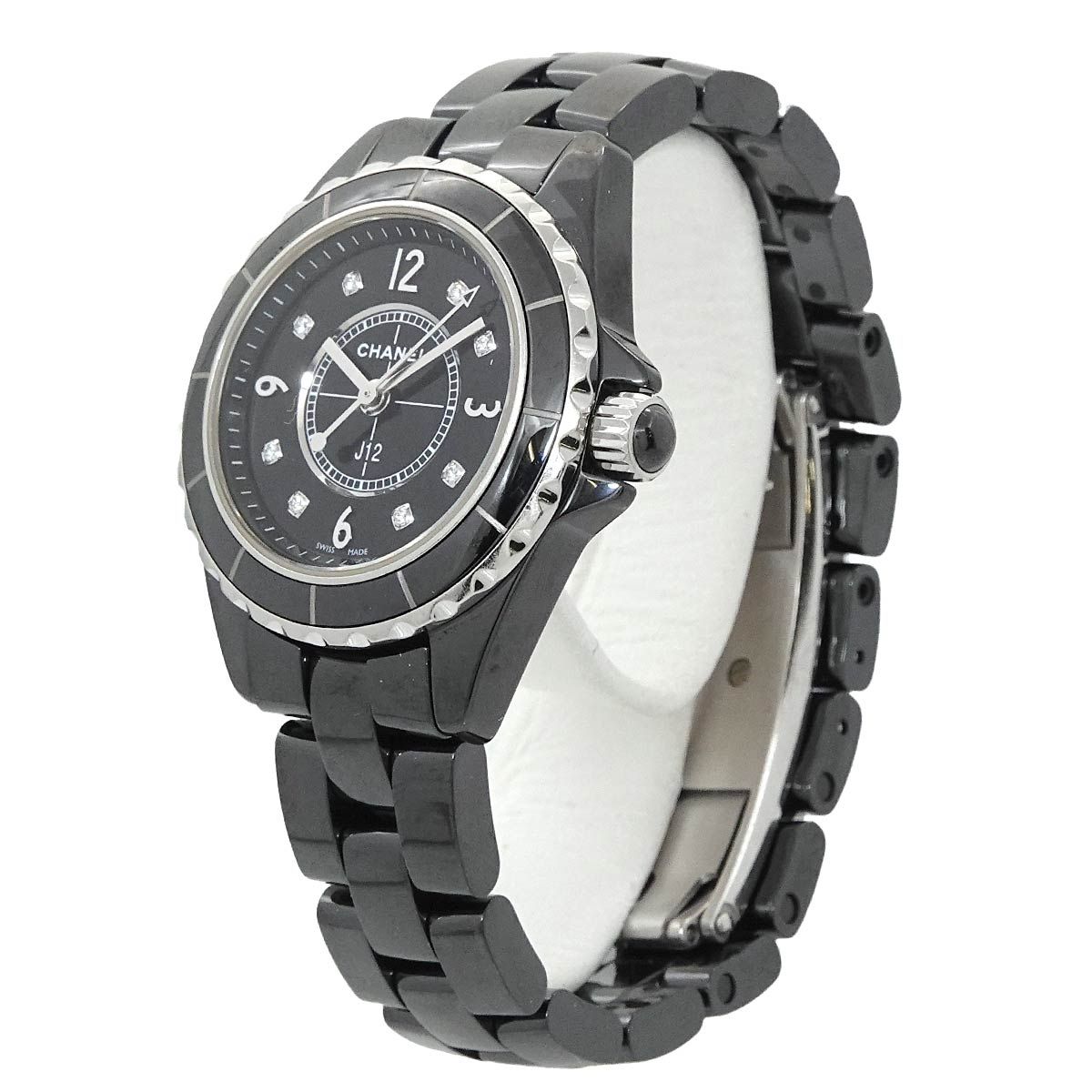 シャネル CHANEL J12 29mm H2685 レディース 腕時計 8P ダイヤ
