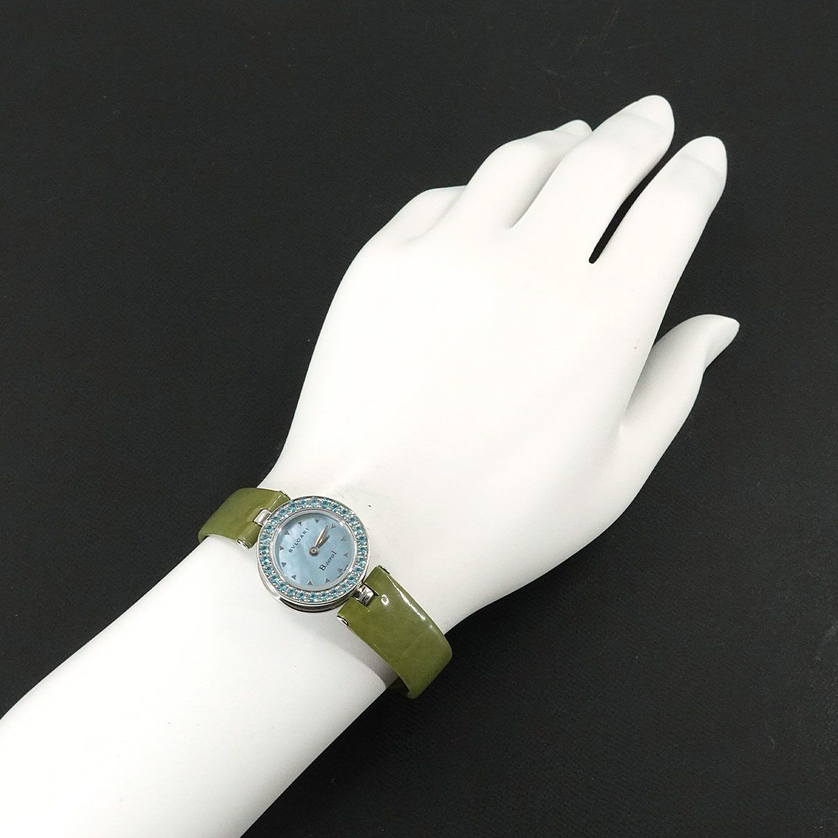 ブルガリ BVLGARI ビーゼロワン BZ22S レディース 腕時計 ブルー 