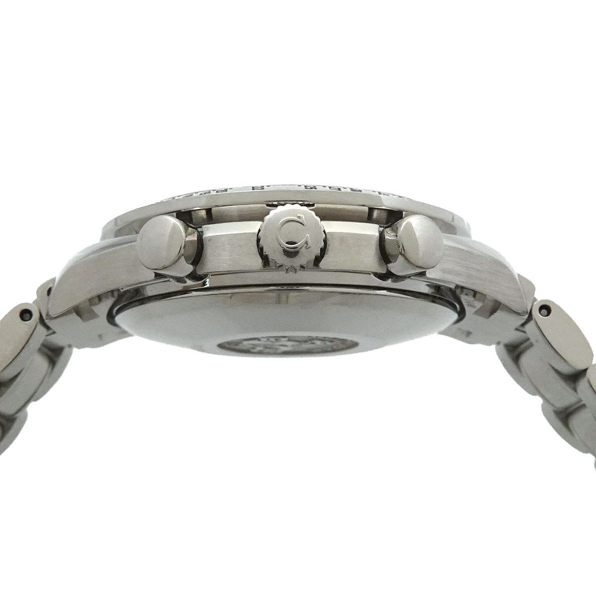  オメガ OMEGA スピードマスター デイト 3513 51 クロノグラフ メンズ 腕時計 ブラック オートマ 自動巻き ウォッチ Spedmaster 90308329 柔らか素材 自動巻き時計 腕時計(アナログ)