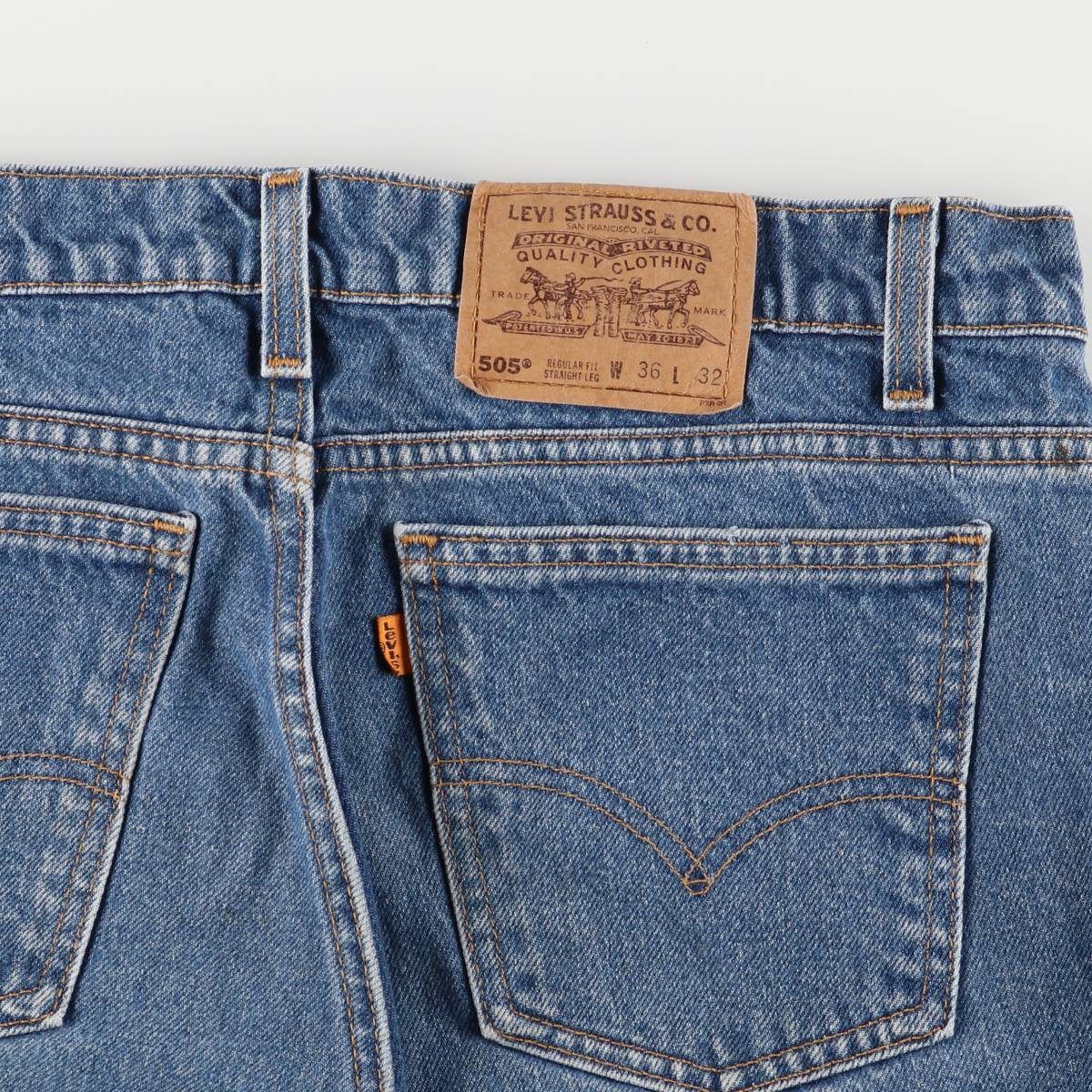 古着 90年代 リーバイス Levi's 505 REGULAR FIT STRAIGHT LEG