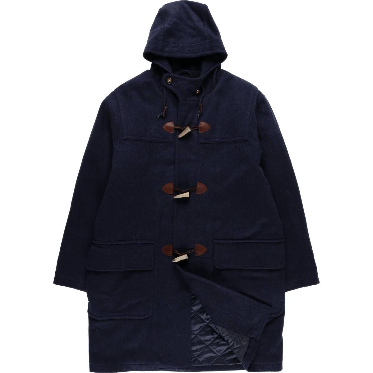 古着 90年代 ランズエンド LANDS'END 中綿入り ダッフルコート メンズL