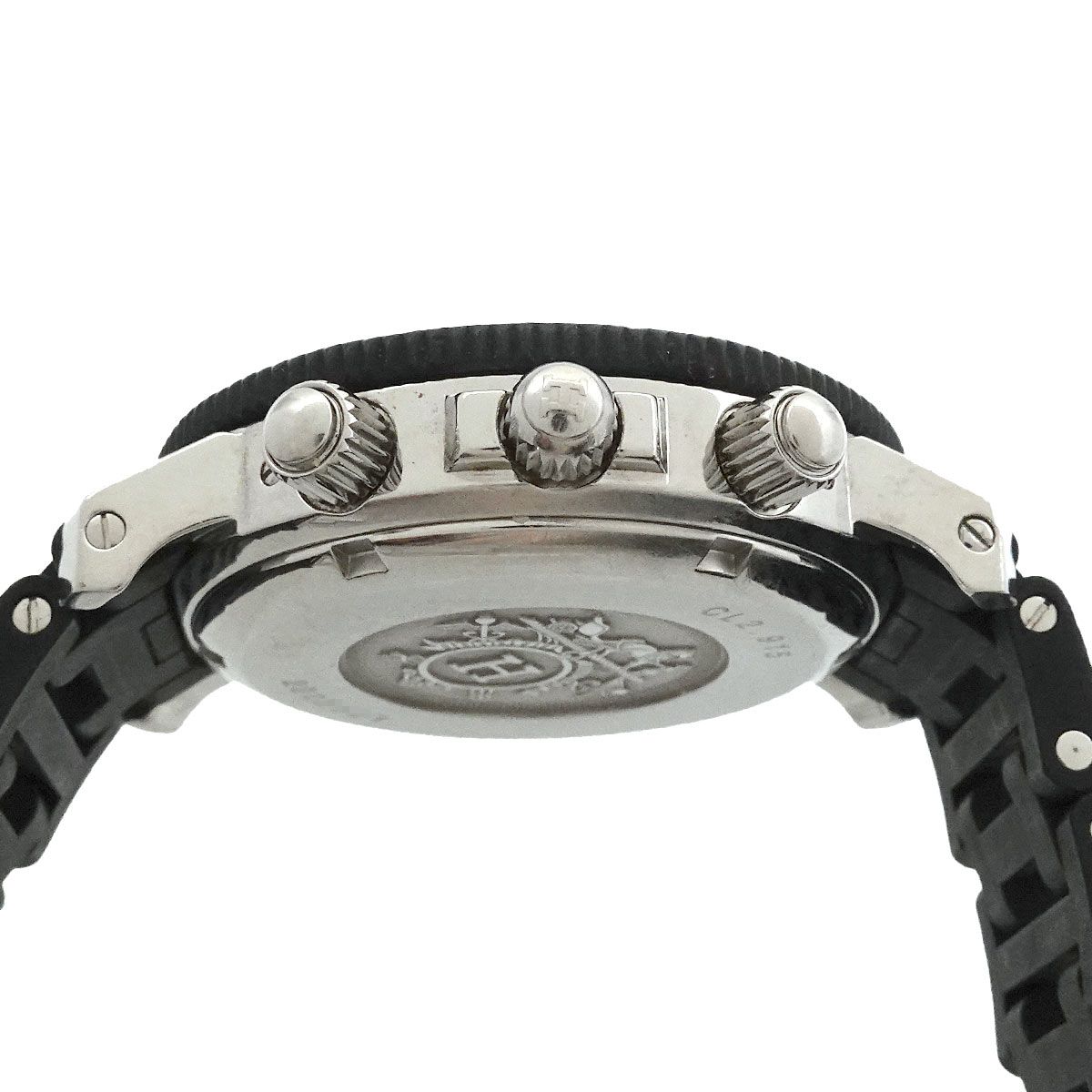 エルメス HERMES クリッパー ダイバー クロノグラフ CL2 915 メンズ