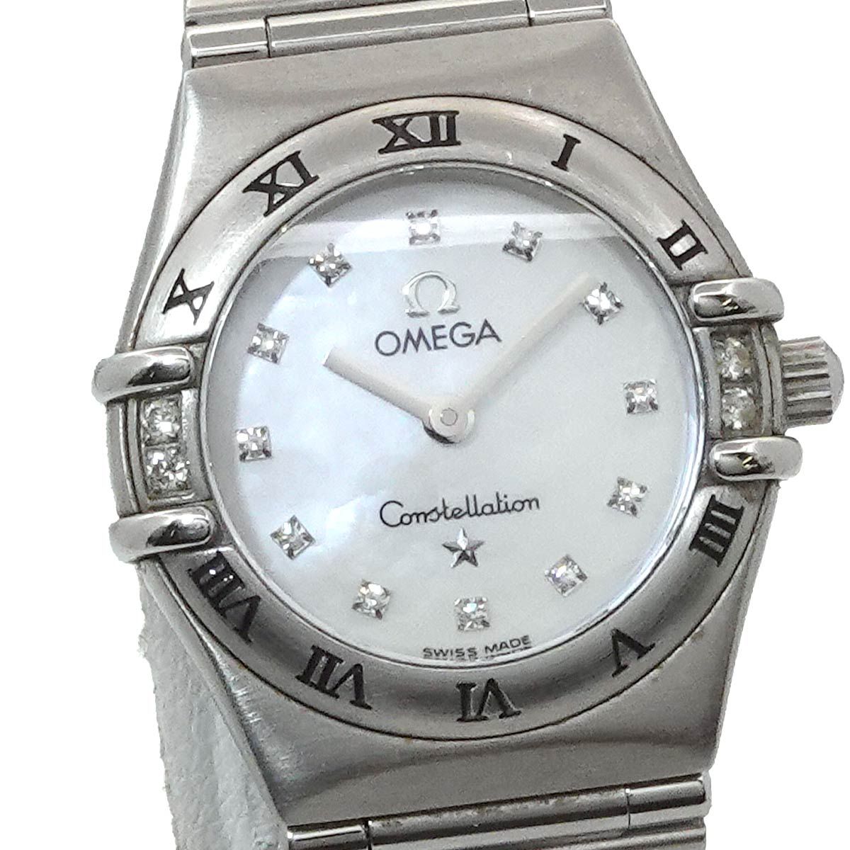 オメガ OMEGA コンステレーションミニ マイチョイス 1566 76 4P ダイヤ