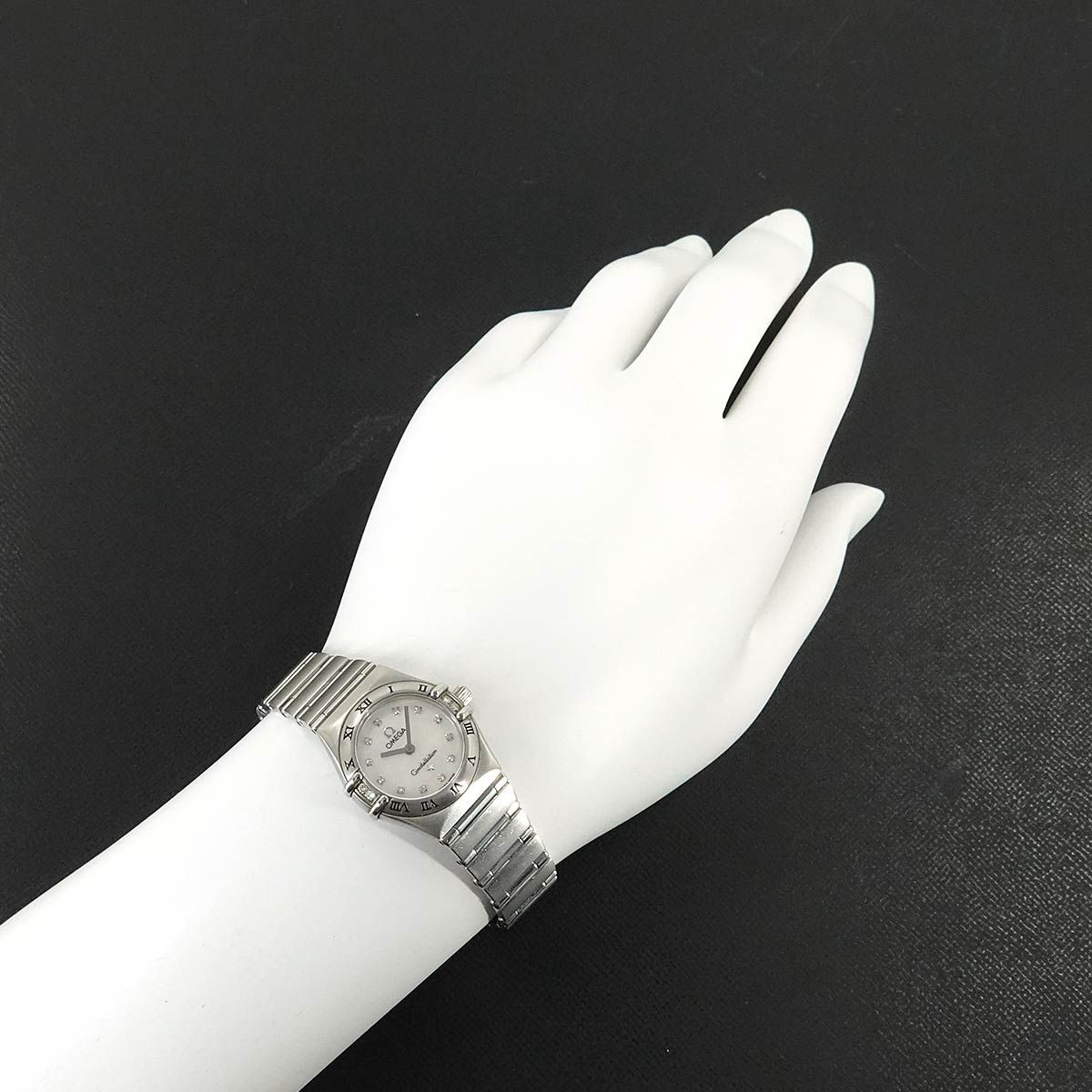 OMEGA 🎀 コンステレーション ミニ マイチョイス ダイヤベゼル シェル 