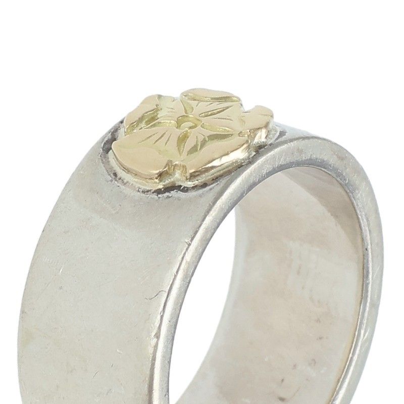 ゴローズ ローズ平打ち リング メンズ 9号 - メルカリ