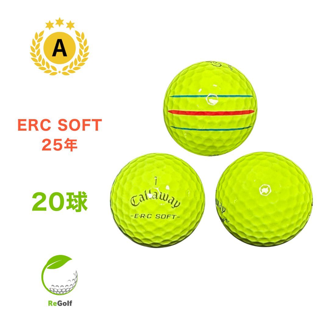 中古】 ロストボール キャロウェイ ERC SOFT トリプルトラック