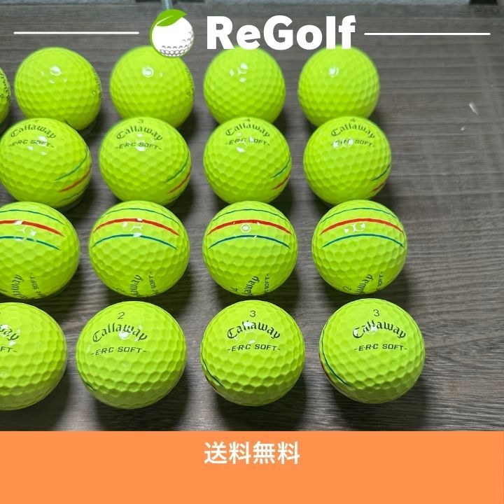 中古】 ロストボール キャロウェイ ERC SOFT トリプルトラック