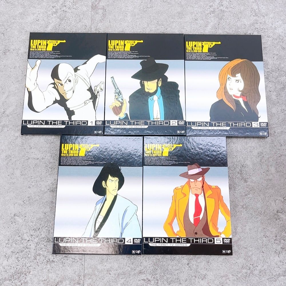 H-581 ルパン三世 THE THIRD first tv DVD-BOX 全5巻セット アニメDVD