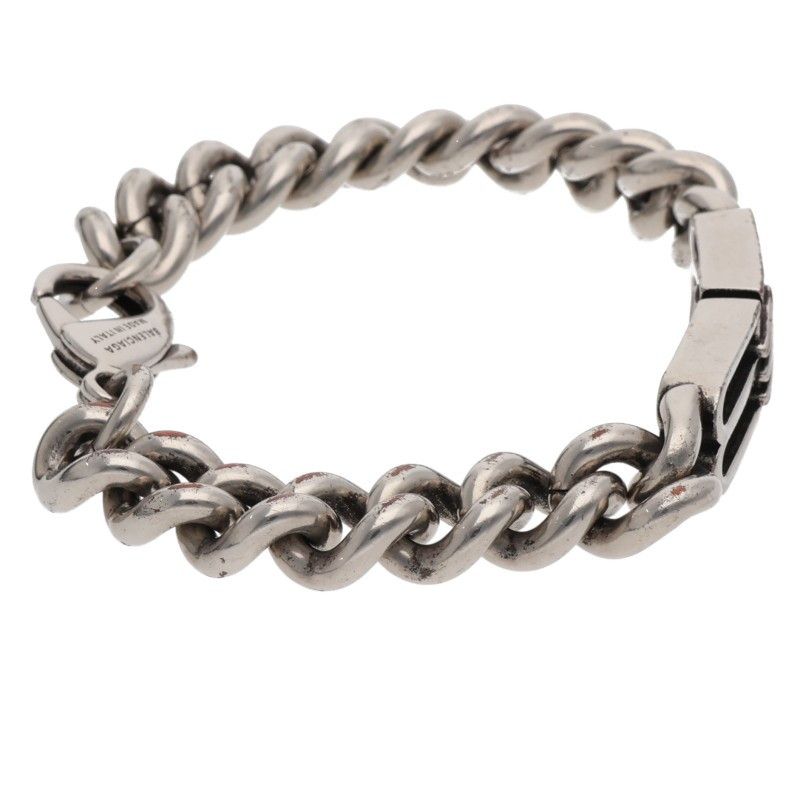 バレンシアガ BB ICON GOURMETTE BBアイコンチェーンシルバー