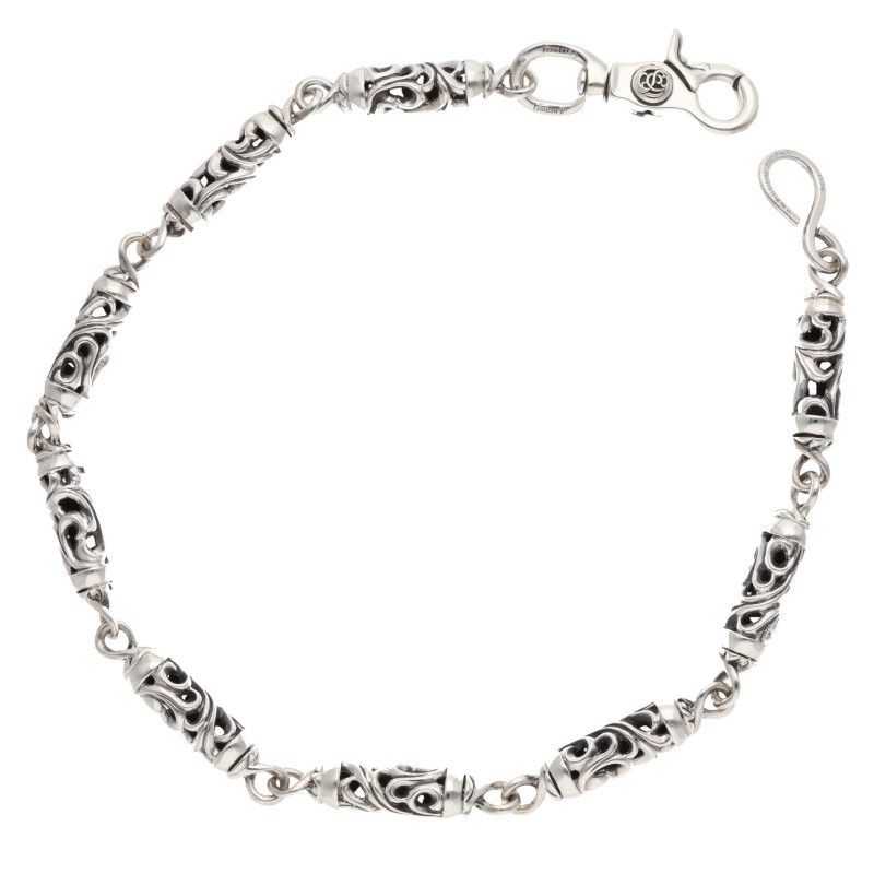 クロムハーツ ROLLER LONG-S/1クリップ9LINKロングローラー フローラル