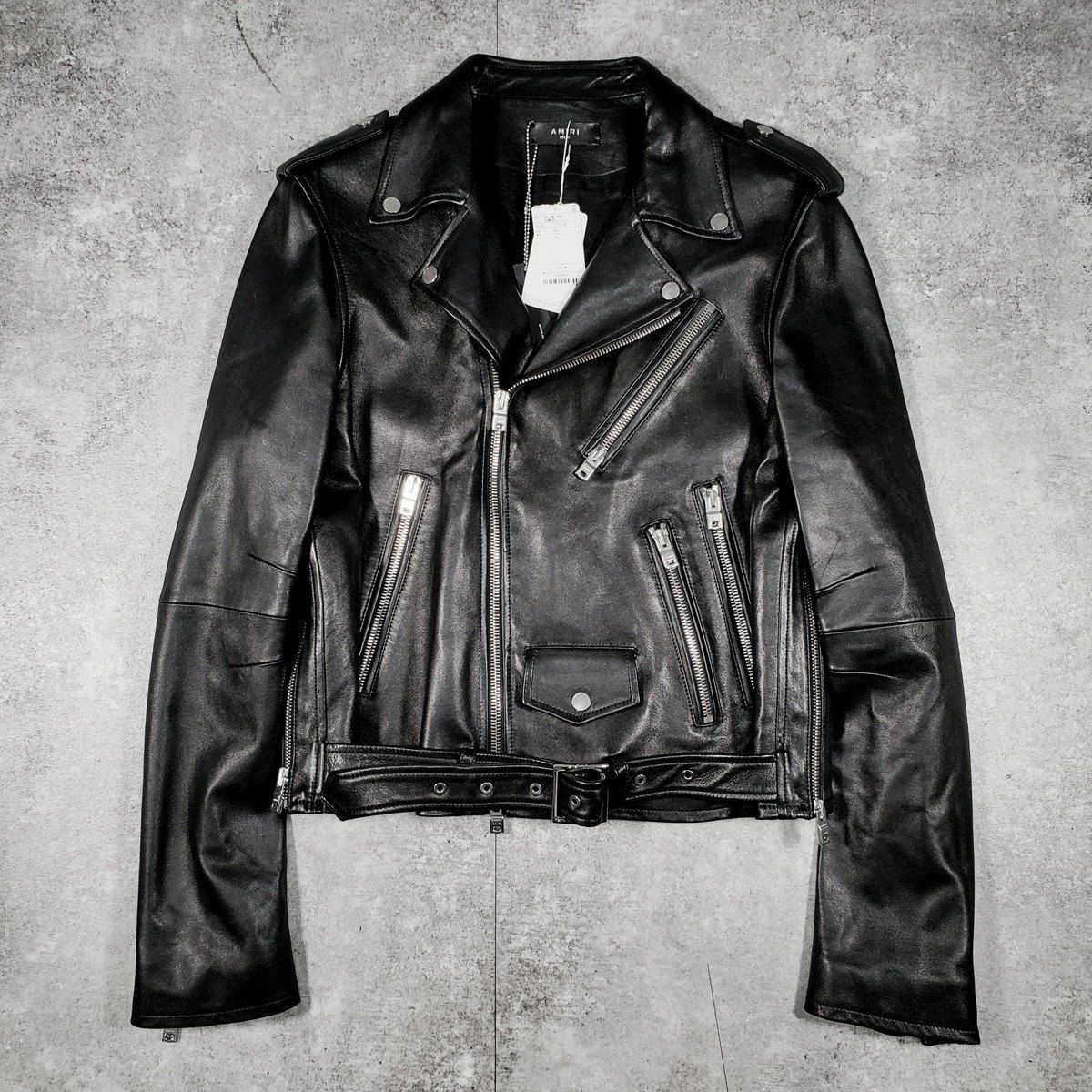 AMIRI ダブルライダース AMIRI アミリ Leather Double Riders Jacket ダブルライダース