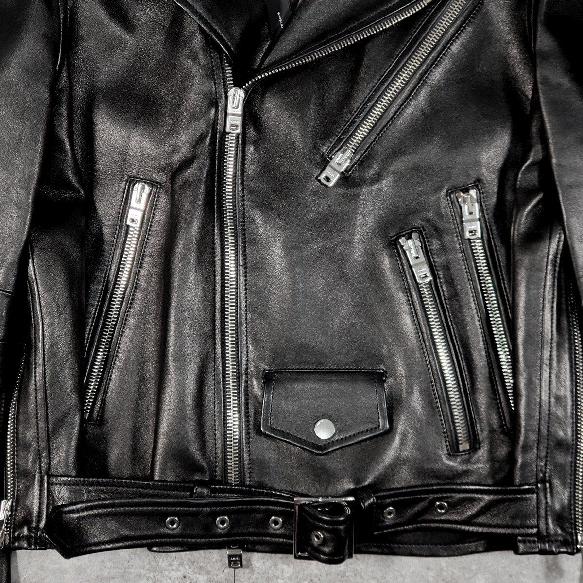 AMIRI アミリ Leather Double Riders Jacket ダブルライダース