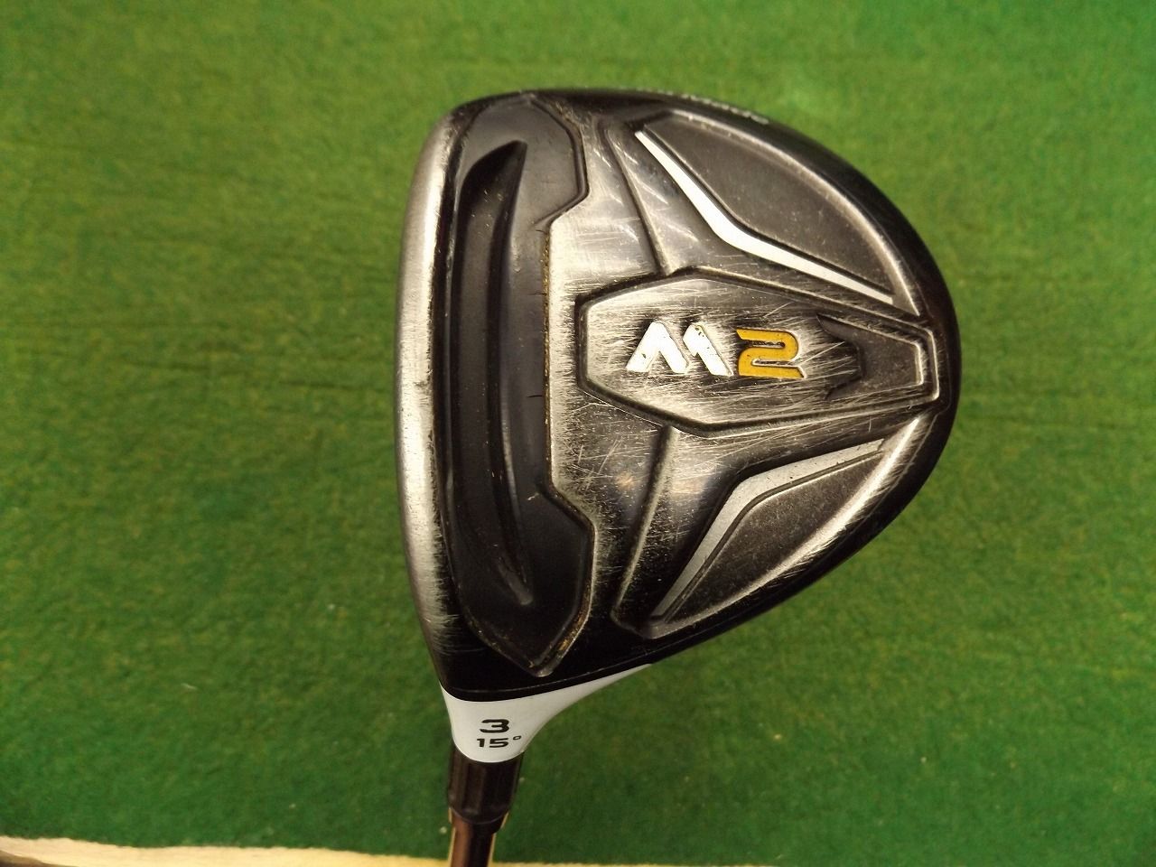 2696 M2 LH 3W 15° 純正カーボン S カバー無 テーラーメイド レフティ