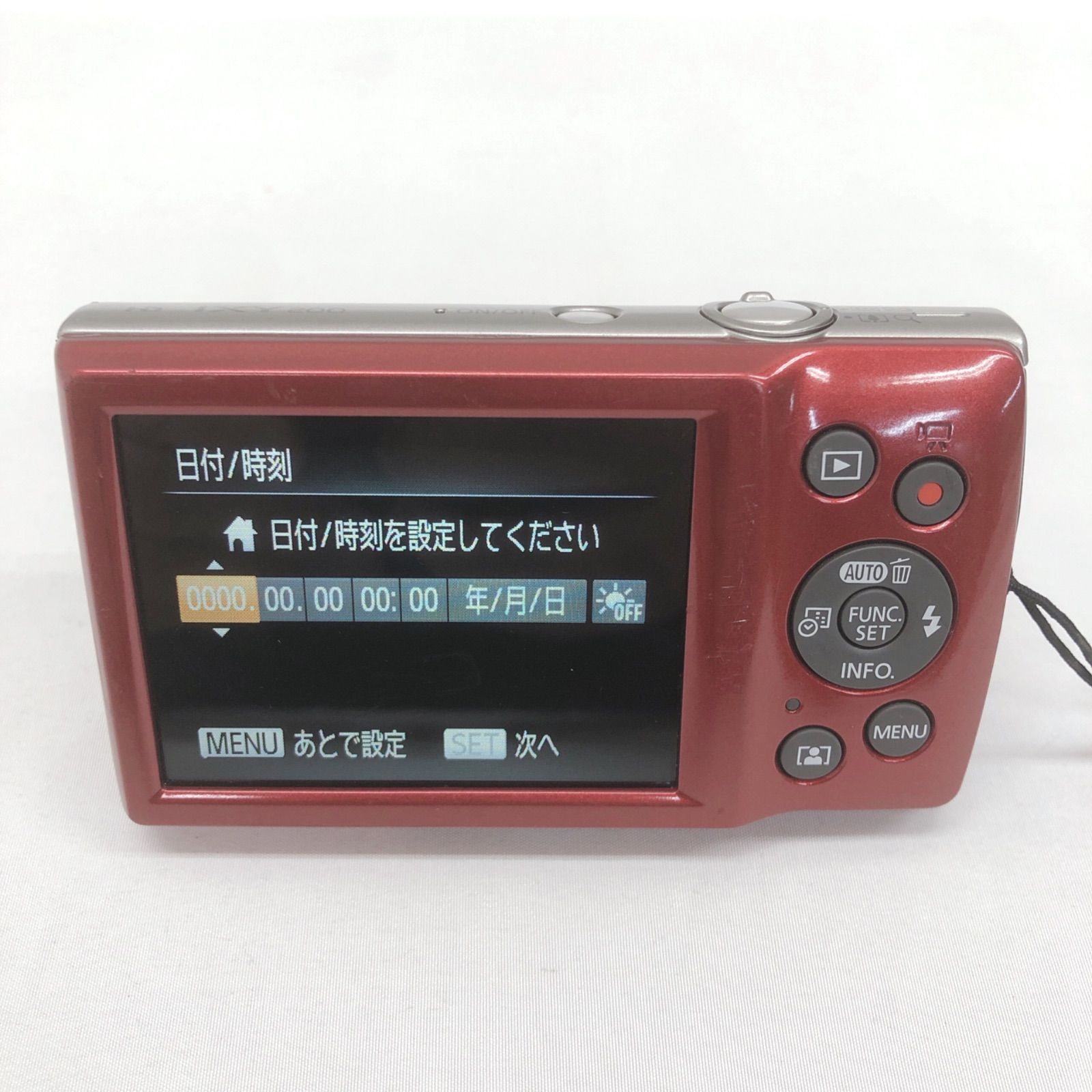 Canon IXY200 デジタルカメラ レッド【ジャンク品】 - メルカリ