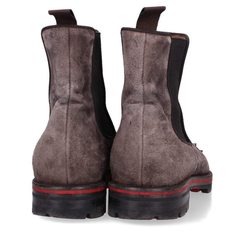 クリスチャンルブタン Melon Spikes Flat スエードレザーサイドゴア