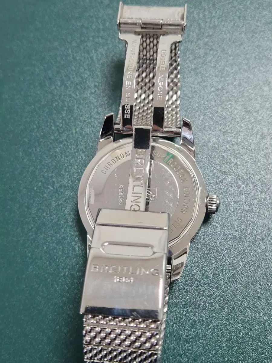  ブライトリング スーパーオーシャン ヘリテイジ AB2020 ブルーダイアル 時計 二次会向け 自動巻き時計 腕時計(アナログ)