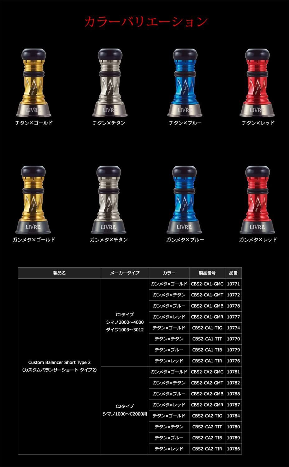 特価セール】リブレ(LIVRE) カスタムバランサー ショート Type2 - メルカリ