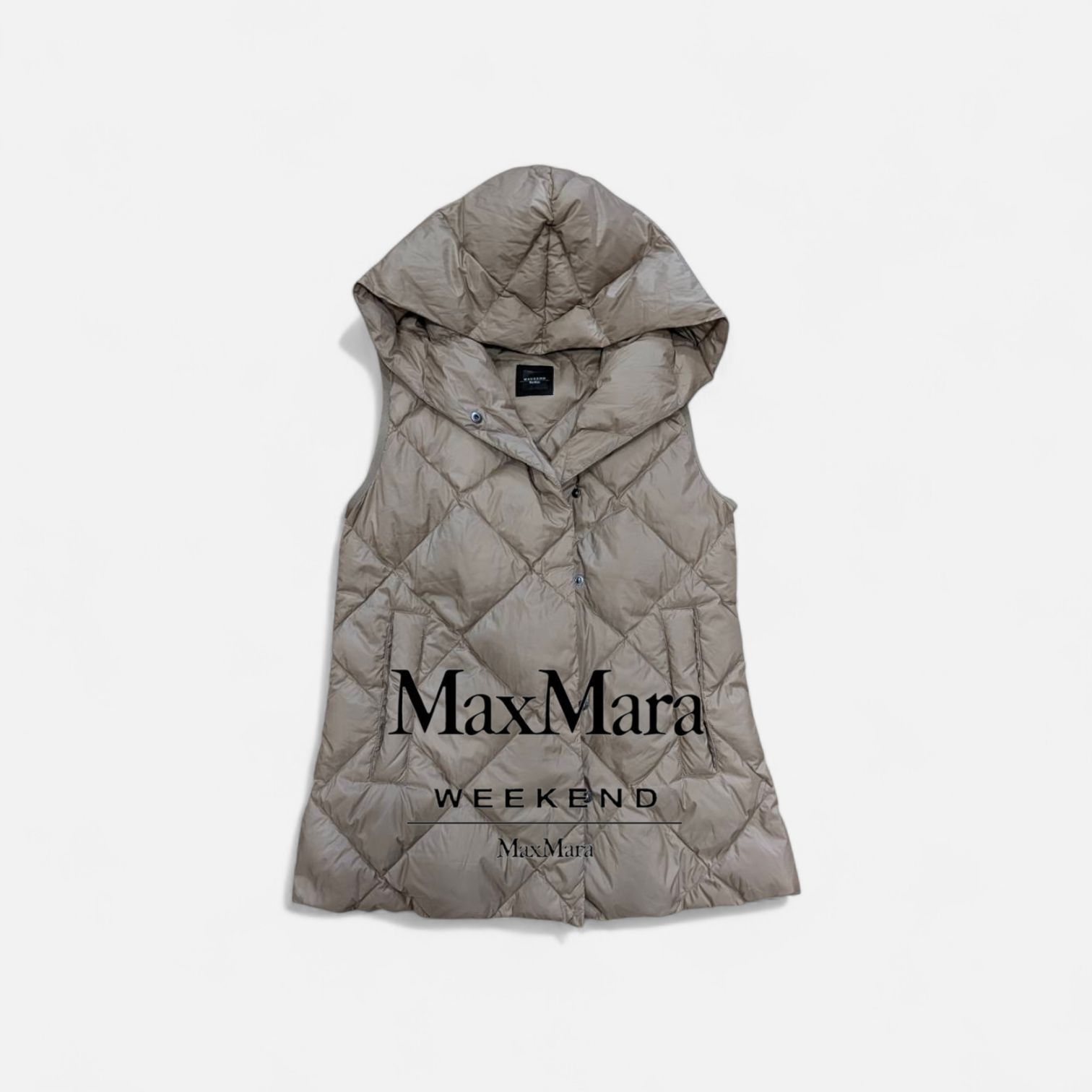 MaxMara マックスマーラ IT40 IT38 キルティングダウンベスト ジレ 