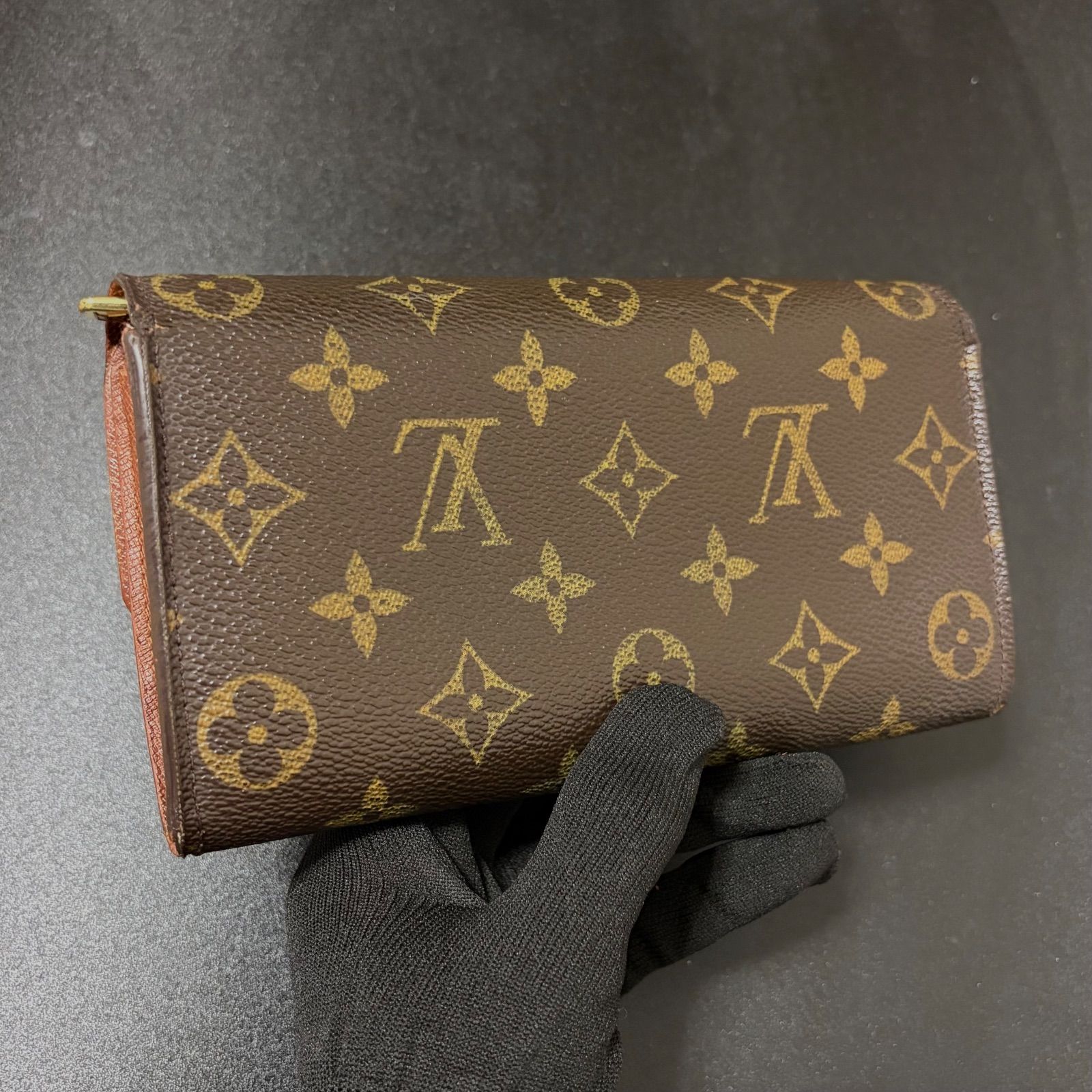ルイヴィトン モノグラム ポシェット ポルトモネ クレディ 財布 2カード サラ 良品】ルイヴィトン モノグラム ポシェット ポルトモネ クレディ 長
