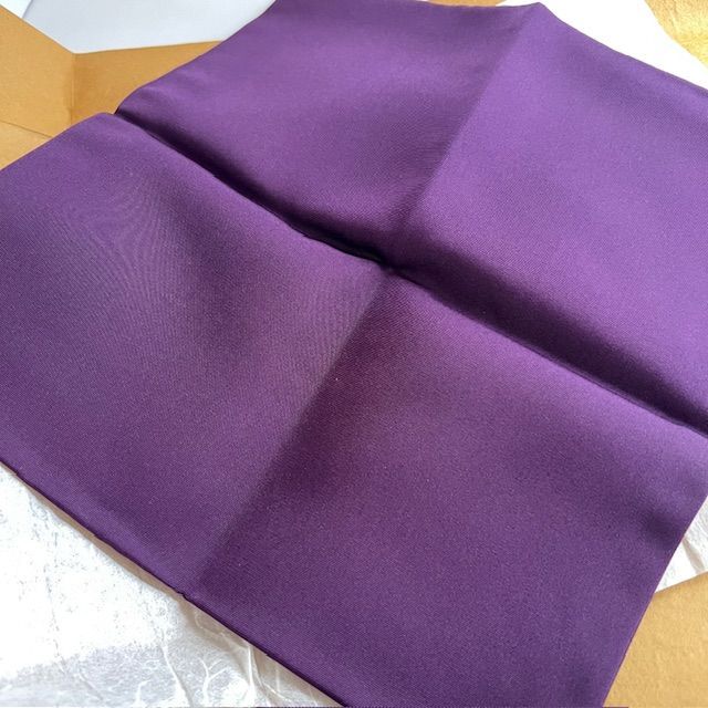 土田友湖 茶道用帛紗 紫 茶道具帛紗土田友湖作 紫帛紗男性用 送料無料