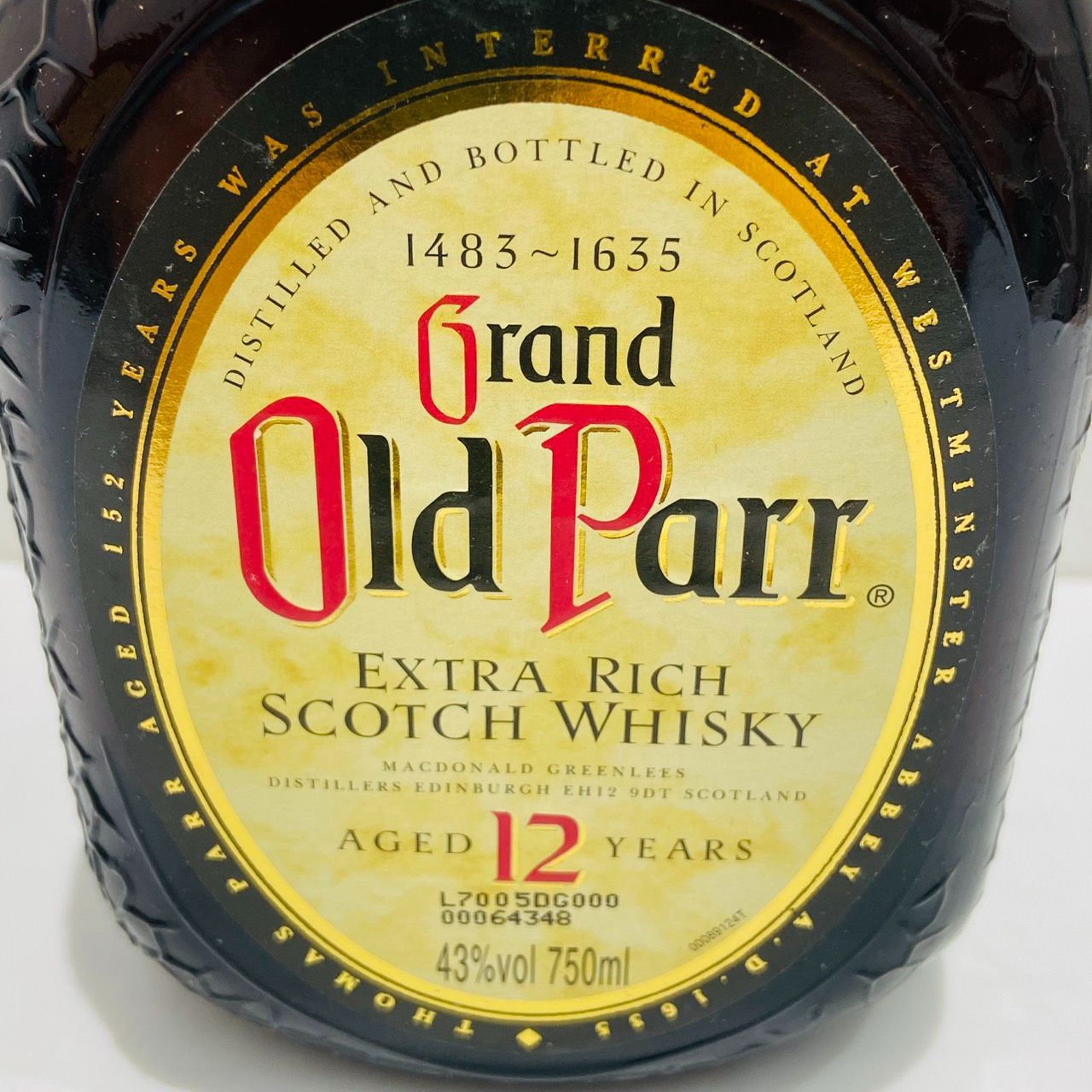 3本セット Grand Old Parr グランドオールドパー12年 スコッチ ▽Grand