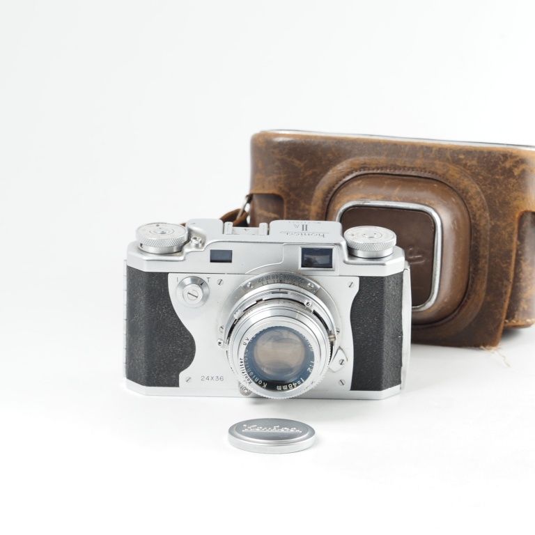 コニカIIA Konishiroku Hexanon 48mm F2レンズ Konica IIA 2A hexanon 48mm F2 コニカ ヘキサノン レンジファインダー