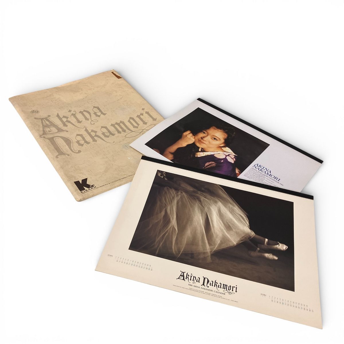 Akina nakamori 中森明菜 1988年 1989年 カレンダー アイドル ケン企画