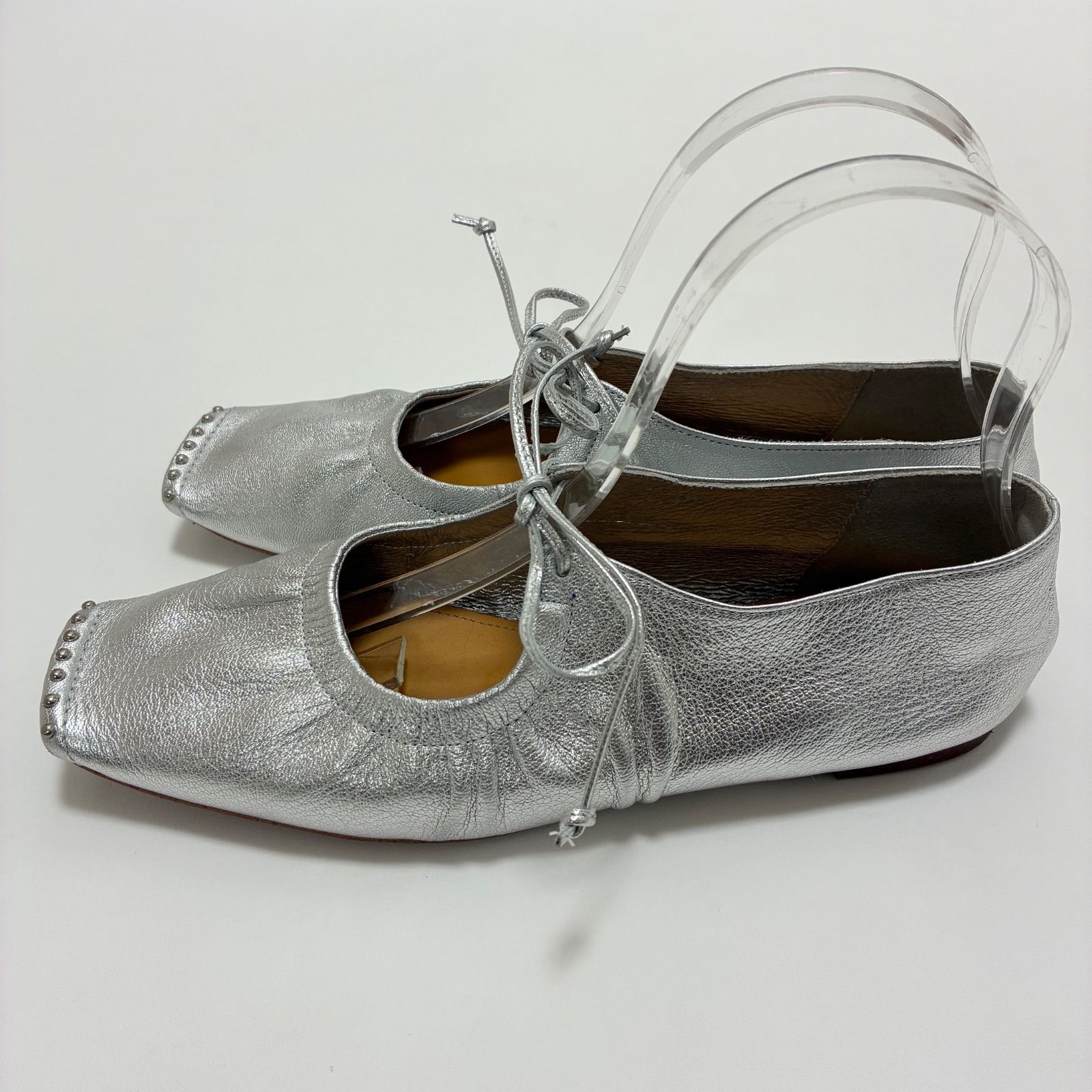 CHEMBUR チェンバー☆SQ STUDS RIBBON スクエアトゥスタッズリボン